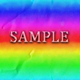 [ 7 Old Paper Seamless Rainbow ] D