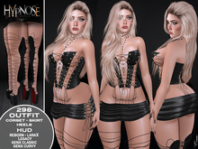 HYPNOSE - 298 OUTFIT CORSET SKIRT HEELS WEAR ME}