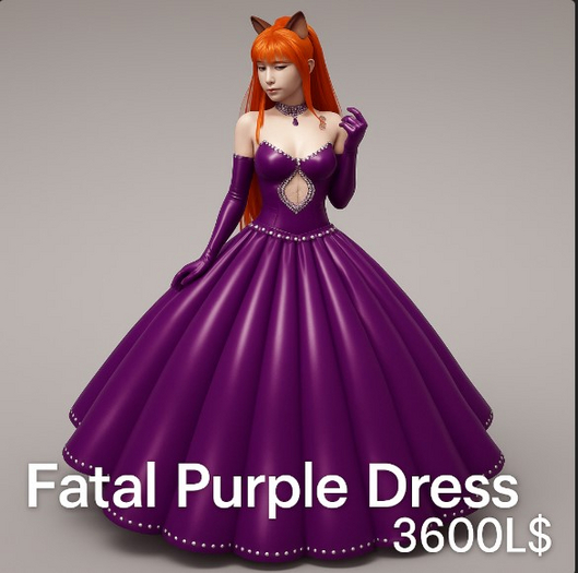 FATAL PURPLE – Ultimate Multi-Style Glam Dress