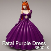 FATAL PURPLE – Ultimate Multi-Style Glam Dress