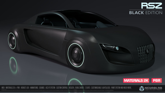 RSZ CAR (BLACK + PBR) [Neurolab Inc.]