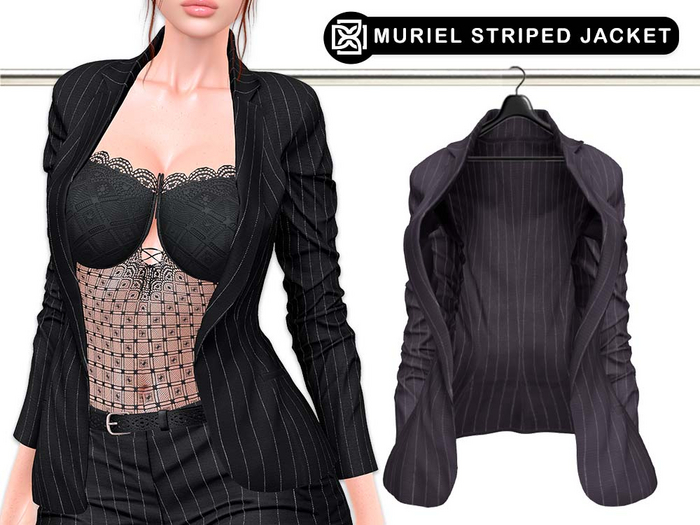 Addams // Muriel Striped Suit Jacket // N*30