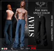 L'Emporio&PL ::*Stray*:: Flair Jeans [04] Black