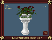 Elegant Roses Arrangement -  Red 
