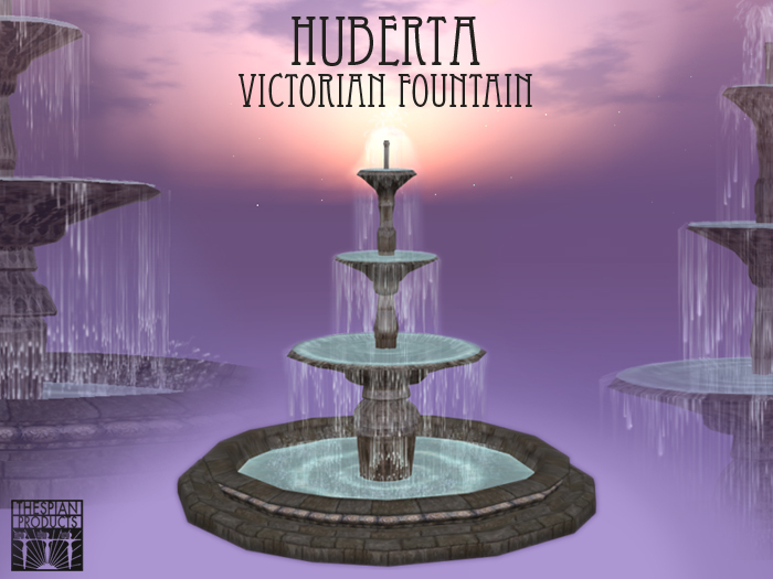 Victorian Fountain HUBERTA  (3 sizes) 