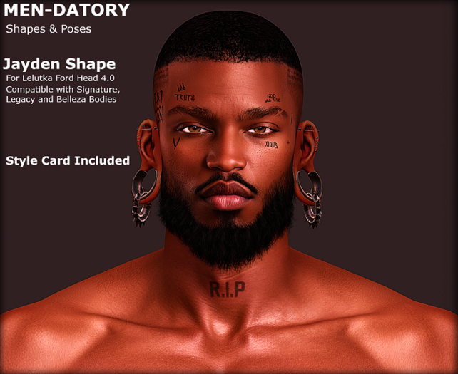 Jayden Shape - Lelutka Ford Head 4.0