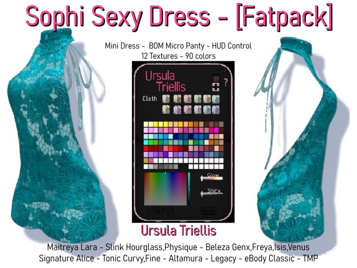 5489 Sophi Sexy Mini Dress - [Fatpack]