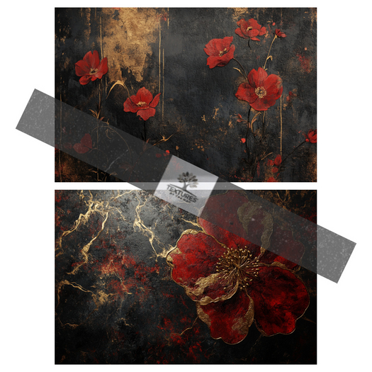 TB - RED AND BLACK STATEMENT MURAL