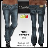 Karma - Jeans Blue Low Rise
