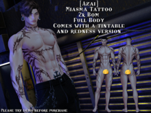 [Azai] - Miasma Tattoo Set