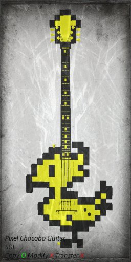 Pixel Chocobo Electric Guitar