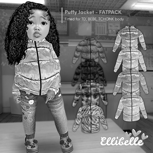 [DEMO] ELLIBELLE [FATPACK] - Toddler - Puff Jacket
