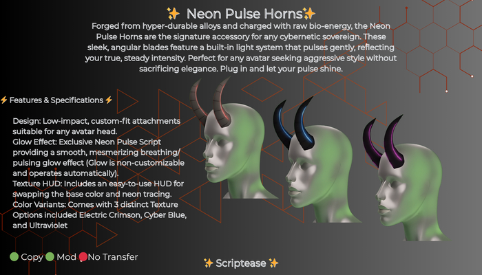 Neon Pulse Horns  