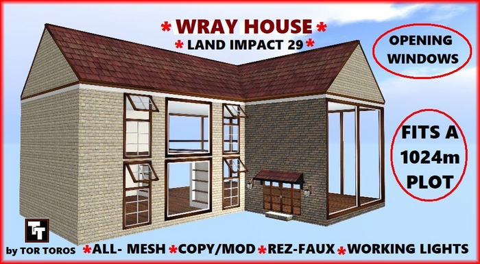 WRAY HOUSE 29Li (Boxed) LOW PRIM HOUSE