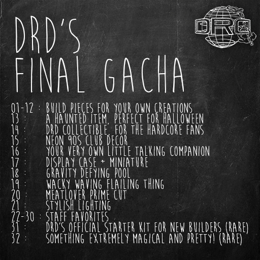 DRD'S FINAL GACHA - FULL SET