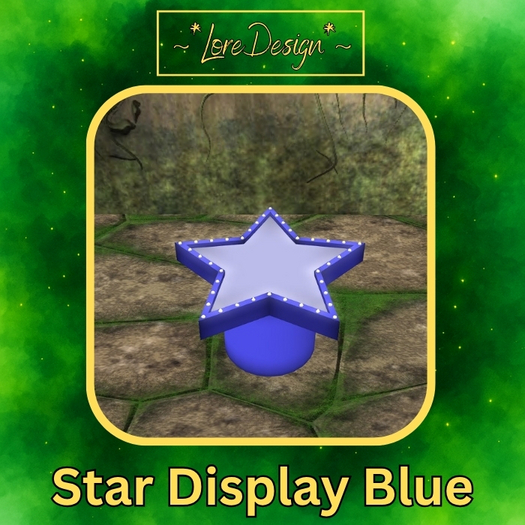 ~*LoreDesign*~ Star Display Blue