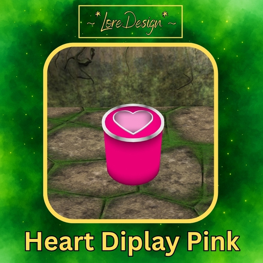 ~*LoreDesign*~ Heart Display Pink