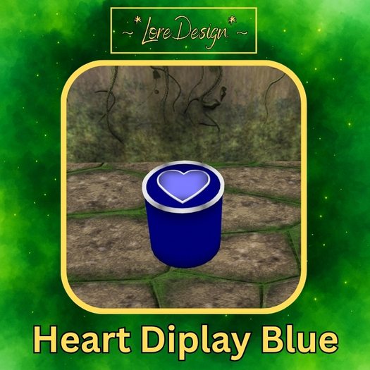 ~*LoreDesign*~ Heart Display Blue