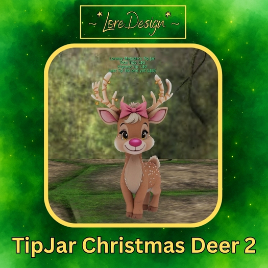 ~*LoreDesign*~ TipJar ChristmasDeer2