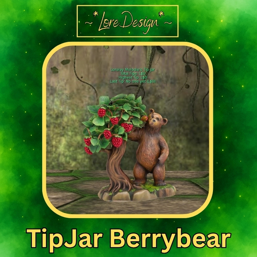 ~*LoreDesign*~ TipJar Berrybear