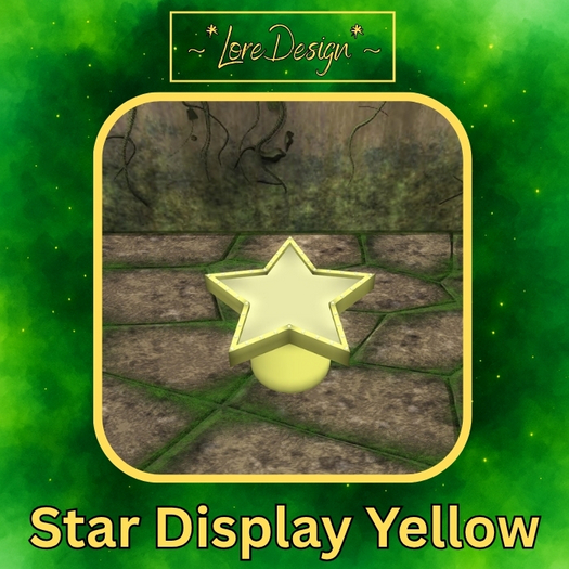 ~*LoreDesign*~ Star Display Yellow