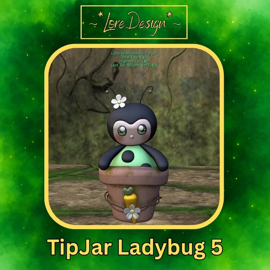~*LoreDesign*~ TipJar Ladybug 5