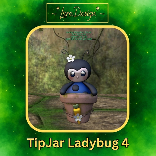 ~*LoreDesign*~ TipJar Ladybug 4