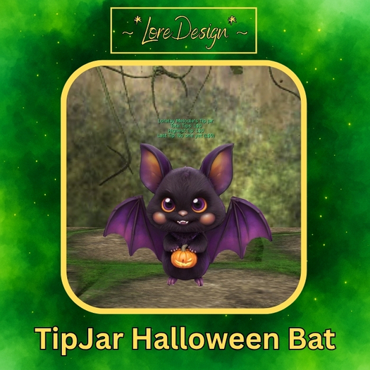 ~*LoreDesign*~ TipJar HalloweenBat