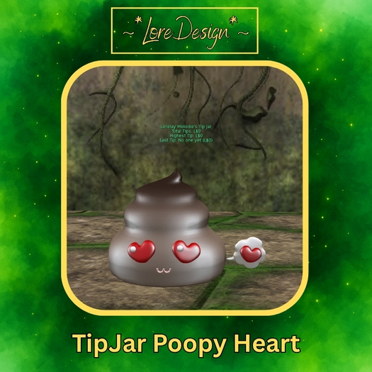 ~*LoreDesign*~ TipJar PoopyHeart