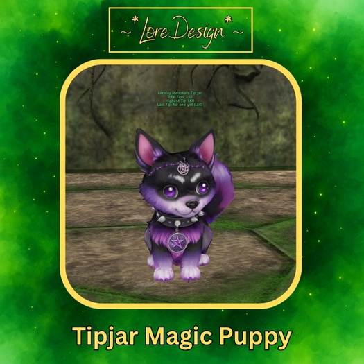 ~*LoreDesign*~ Tipjar Magic Puppy