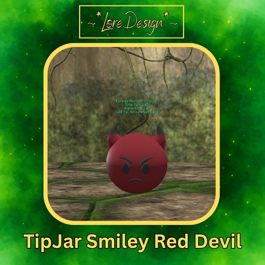 ~*LoreDesign*~ TipJar SmileyRedDevil