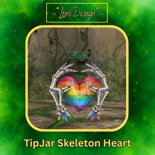 ~*LoreDesign*~ TipJar SkeletonHeart