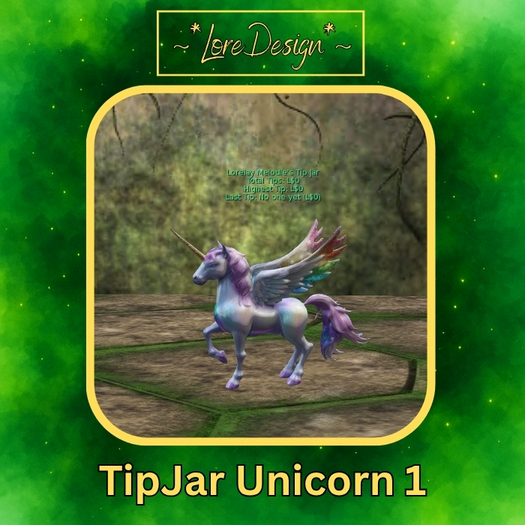 ~*LoreDesign*~ Tipjar Unicorn 1