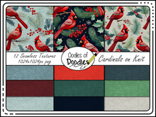 Oodles of Doodles - Cardinals on Knit
