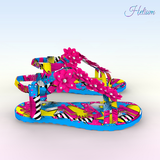 Cartoon Flower Sandals Shoes