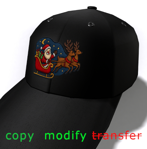 Christmas Sleigh Cap