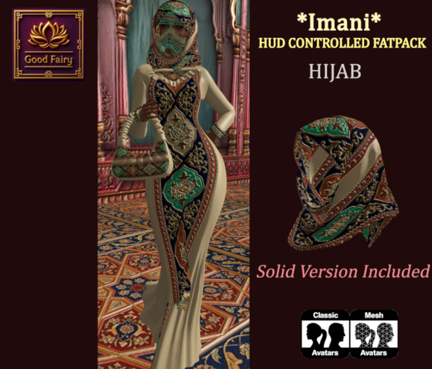 [Good Fairy] - Imani {Hijab} *FATPACK* -> GOTO SALES