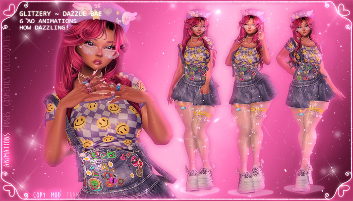 Glitzery ~ Dazzle Bae! animation pack