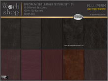 SPECIAL MIXED LEATHER TEXTURE SET - 01