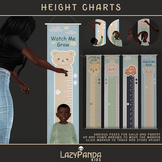 LazyPanda - Height Chart (Bear)
