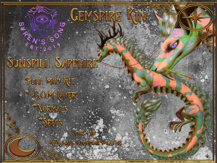 {SS} Gemspire Kin: Sunspill Sapphire (ADD ME)