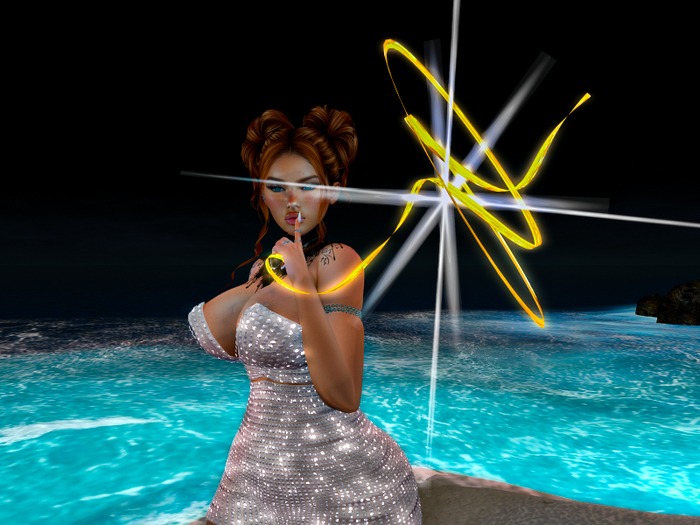 gold twinkle lasso