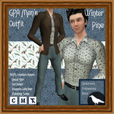 GPA Men's Outfit BOM - Winter Pine Print v.2