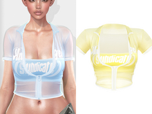 Dear V. "Minnie" Zip Up & Tube Top - Yellow