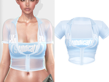Dear V. "Minnie" Zip Up & Tube Top - Blue