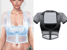 Dear V. "Minnie" Zip Up & Tube Top - Black