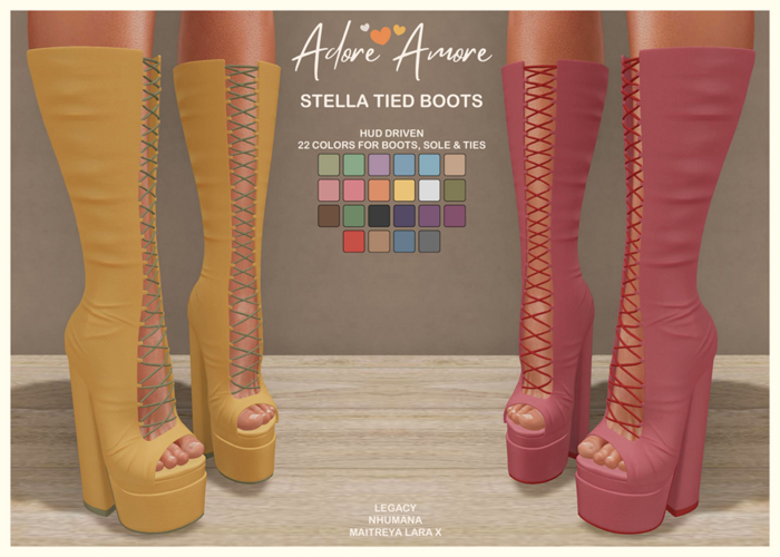 .:Adore:.  Stella - Tied Boots