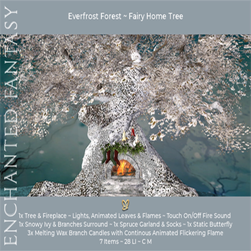 Everfrost Forest ~ Fairy Home Tree Set
