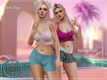 Duet Wren Top Champagne