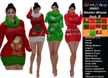 Crazy XMAS Woolen Blouse Pack 5